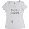 Muggle On Board Airforce Women's Triblend Scoop T-shirt