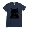 black cat (2) Ladies Fitted T-Shirt