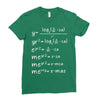 X-Mas Math Ladies Fitted T-Shirt