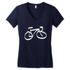 bikecycle Women's V-Neck T-Shirt