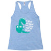 t rex skipped too many arm days Racerback Tank