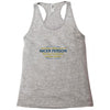 nicer person Racerback Tank