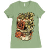 death flower Ladies Fitted T-Shirt