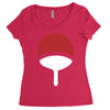 uchiha clan symbol crest   anime itachi sasuke naruto cosplay gift tee Women's Triblend Scoop T-shirt