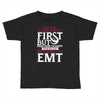 Maybe I Was Too Late To Be His First But Right Now I'm Happy To Be His Toddler T-shirt