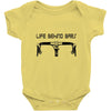 life behind bars bicycle Baby Onesie