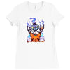 ghostly halloween Ladies Fitted T-Shirt