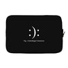 schrodinger's emoticon Laptop sleeve