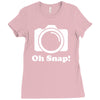 oh snap camera Ladies Fitted T-Shirt