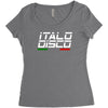 retro italo disco Women's Triblend Scoop T-shirt
