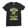 Never Underestimate A Man Who Watches Breaking Bad And Was Born in Ladies Fitted T-Shirt
