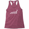 evolution  vater eltern papa kind baby child daddy dad parent Racerback Tank