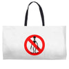 stop alien Weekender Totes