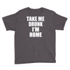 take me drunk i'm home Youth Tee