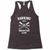 hawkins babysitting club indiana mike dustin eleven demogorgon strange Racerback Tank