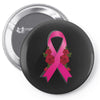 breast cancer pink ribbon Pin-back button