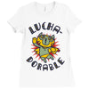lucha dorable Ladies Fitted T-Shirt