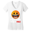 Smile Women's V-Neck T-Shirt