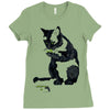 radioactive cat Ladies Fitted T-Shirt
