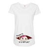 Excuse Me Is It April Yet Baby Girl Maternity Scoop Neck T-shirt