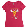 black meowgic Women's Triblend Scoop T-shirt