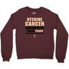 Uterine Cancer Awareness I Wear Peach For Some Special To Me Crewneck Sweatshirt