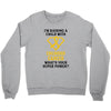 I'm Raising A Child With Childhood Cancer What's Your Super Power Crewneck Sweatshirt