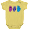 Colorful Cats Baby Bodysuit
