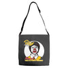 royale with cheese Adjustable Strap Totes