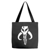 mandalorian symbol star wars tee boba fett bantha skull jedi sith Tote Bags