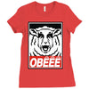 obeee Ladies Fitted T-Shirt