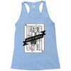 king and skull Racerback Tank