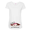 Excuse Me is it January yet? Baby Boy Maternity Scoop Neck T-shirt