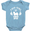 This Girl Loves Her Lhasa Apso Baby Onesie