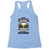 Never Underestimate A Man Who Watches The 100 And Was Born in December Racerback Tank