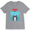 paws V-Neck Tee