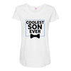 Coolest Son Ever Maternity Scoop Neck T-shirt