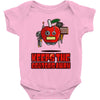 apple keeps the doctors away Baby Bodysuit