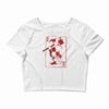 quinn of heart Crop Top