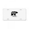 dad bear License Plate