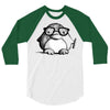 nerd penguin 3/4 Sleeve Shirt