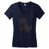 tea rex Women's V-Neck T-Shirt