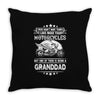 Motorcycles Granddad Throw Pillow