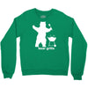 bear grills bbq funny Crewneck Sweatshirt