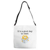 it's a good day to read Adjustable Strap Totes