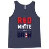 red white and brew Tank Top