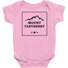 Mount Cleverest Baby Onesie