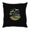 morning commute Throw Pillow