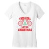 This Girl Loves Christmas Women's V-Neck T-Shirt