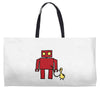 bird powered robot Weekender Totes